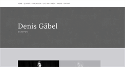 Desktop Screenshot of denisgaebel.com